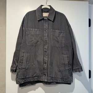 Free People • Denim oversized jacket